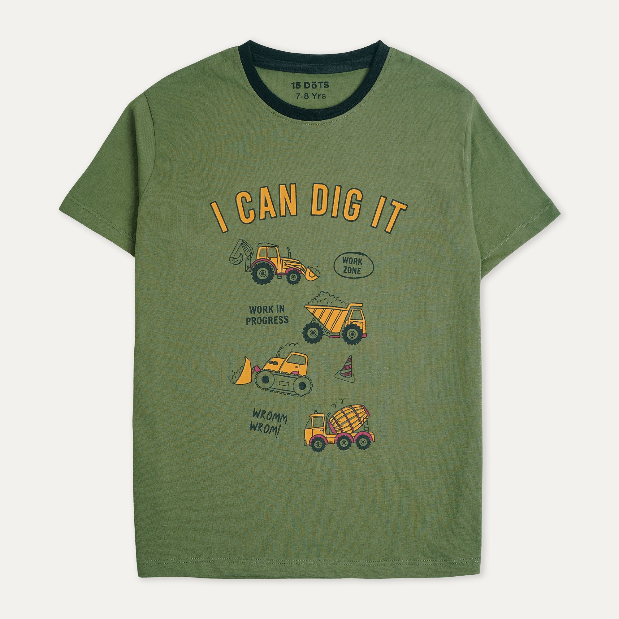 BOYS GREEN DIG IT TEE