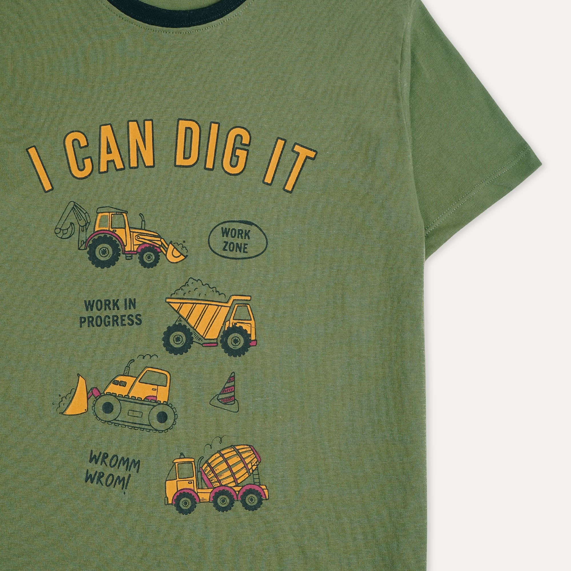 BOYS GREEN DIG IT TEE