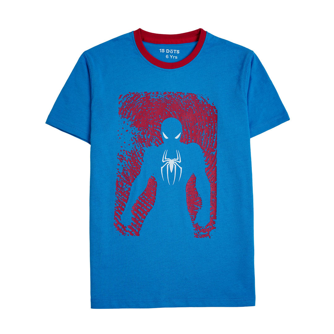 BOYS BLUE SPIDER MAN TEE