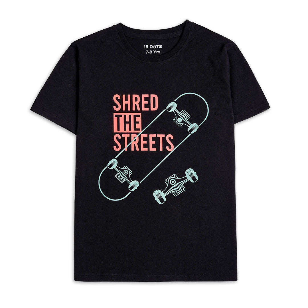 BOYS BLACK STREET TEE