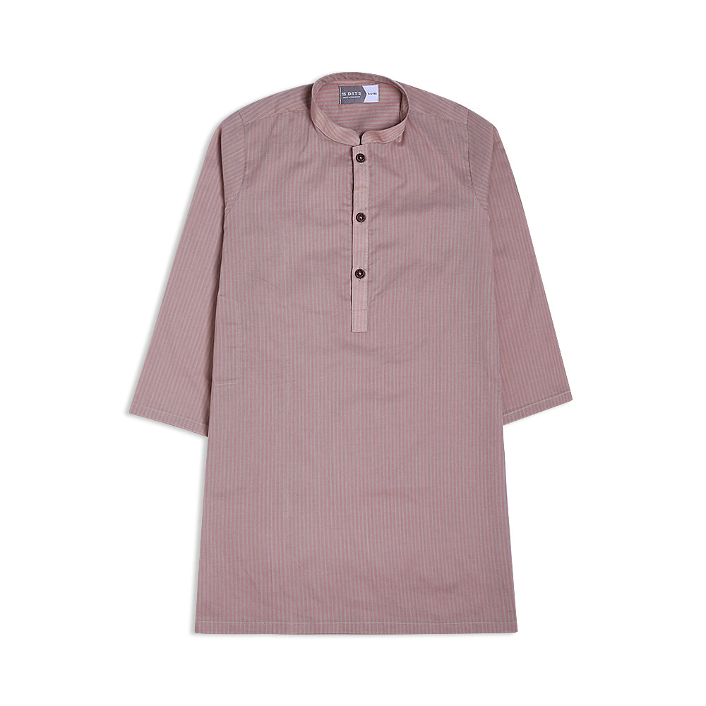 Brown Stripe Boys Kurta